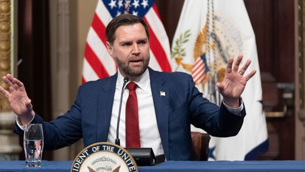 A file image of US Vice President JD Vance