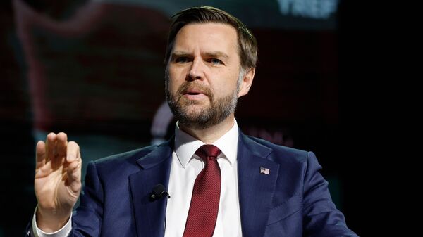 Vice President JD Vance speaks at a Turning Point USA tour stop at the University of Georgia in Athens, Ga. (AP)