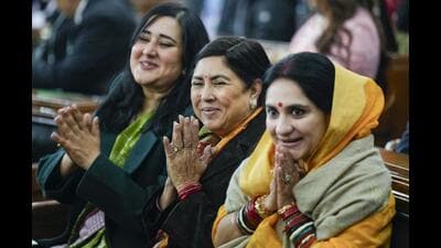 When women participate in administration and decision-making, they bring with them experiences and insights that enrich public discourse. (PTI)