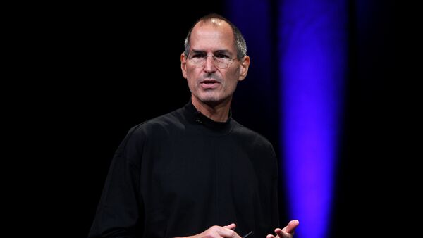 Steve Jobs, chief executive officer and co-founder of Apple Inc, speaks during an event at the Yerba Buena Center for the Arts Theater in San Francisco, California, in this 9 September 2008 file photo.