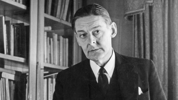 Anglo-American poet, critic and writer, TS Eliot (1888 - 1965)