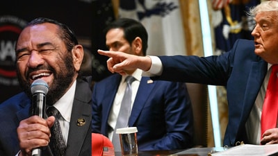 US Rep. Al Green (L) and Donald Trump. (AFP and Bloomberg)