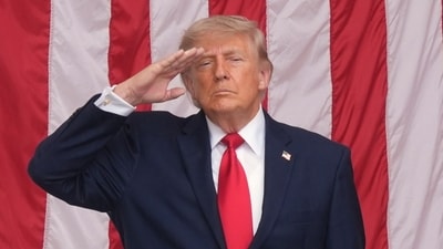 Donald Trump had a routine medical appointment at Walter Reed, his third in 13 months, following health concerns. (AP)