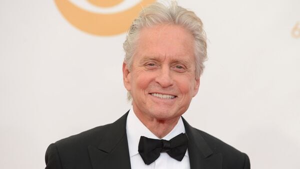 Michael Douglas appears at the 65th Primetime Emmy Awards in Los Angeles.
