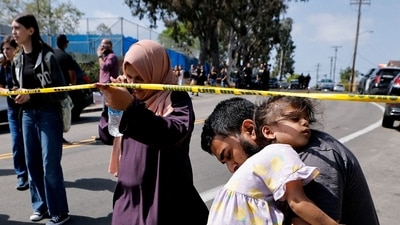 A tragic shooting at a San Diego mosque involved two teenagers who killed three men, including a security guard, before taking their own lives (REUTERS)