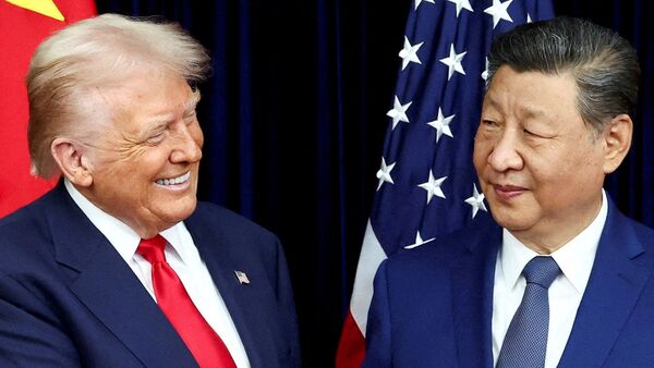 FILE PHOTO: U.S. President Donald Trump and Chinese President Xi Jinping.