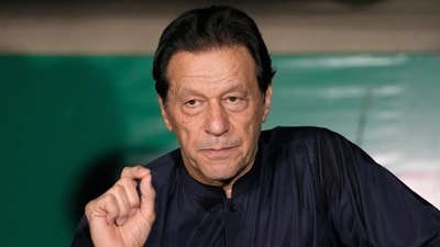 Cricket made Imran Khan. And he turned a bickering bunch of players into world-beaters. But Imran Khan, the cricket legend, retreated into history when Imran Khan, the politician, emerged. (AP) (HT_PRINT)