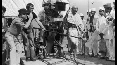 Even international masterpieces such as Richard Attenborough’s Gandhi chose to bypass the ideological friction between Ambedkar and Gandhi, effectively archiving the anti-caste struggle as a footnote. (Getty Images)