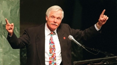 Ted Turner, the visionary behind CNN and a key figure in cable television, died at 87. (AFP)