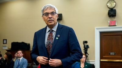 Dr. Jay Bhattacharya, National Institutes of Health (NIH) Director and acting director of the Centers for Disease Control and Prevention (CDC) (REUTERS)
