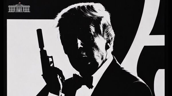 White House's post of Trump as Bond