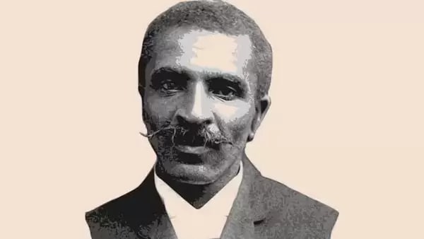 George Washington Carver, born into slavery in Missouri near the end of the Civil War, rose to become one of the most prominent Black scientists and educators of the early 20th century.