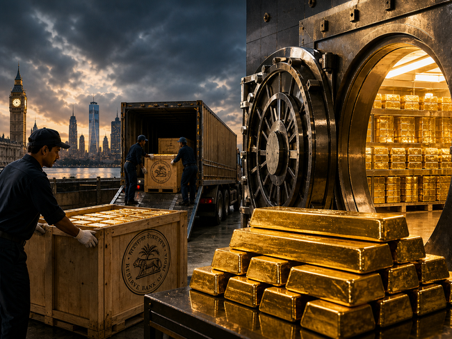 India is rapidly repatriating its gold reserves, bringing a significant portion home from overseas vaults