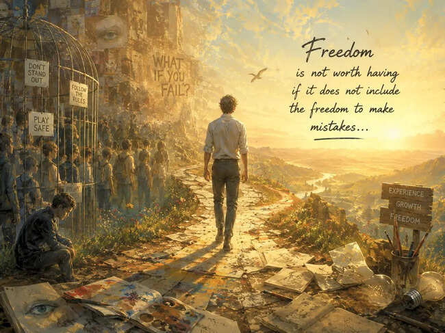 Indian proverb of the day on mistakes and liberty reflects the reality of modern life