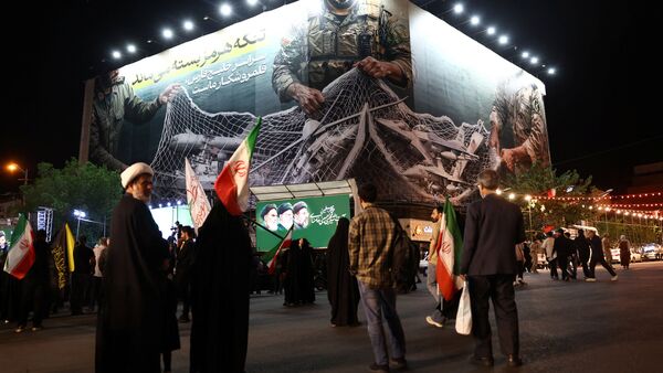 US Iran War LIVE: A billboard with a graphic design about the Strait of Hormuz on a building in Tehran, Iran, May 6, 2026. Majid Asgaripour/WANA (West Asia News Agency) via REUTERS ATTENTION EDITORS - THIS PICTURE WAS PROVIDED BY A THIRD PARTY