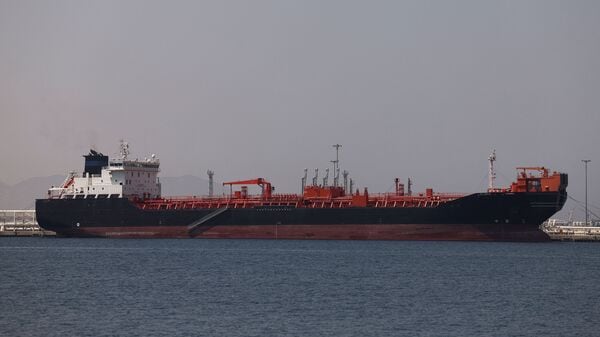 Oil Chemical Tanker Bald Man at the Port of Fujairah, as the U.S.-Israel conflict with Iran limits marine traffic in the Strait of Hormuz, in Fujairah, United Arab Emirates, May 6, 2026. REUTERS/Amr Alfiky