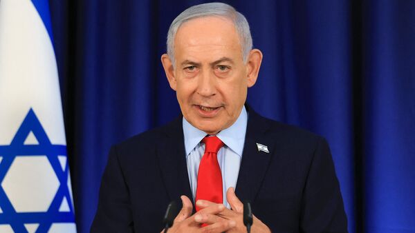 Israeli Prime Minister Benjamin Netanyahu stressed that Iran’s highly enriched uranium stockpile must be removed and its nuclear enrichment infrastructure dismantled. (File Photo by Ronen Zvulun / POOL / AFP) /