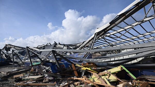 A file image of devastation caused by a hurricane