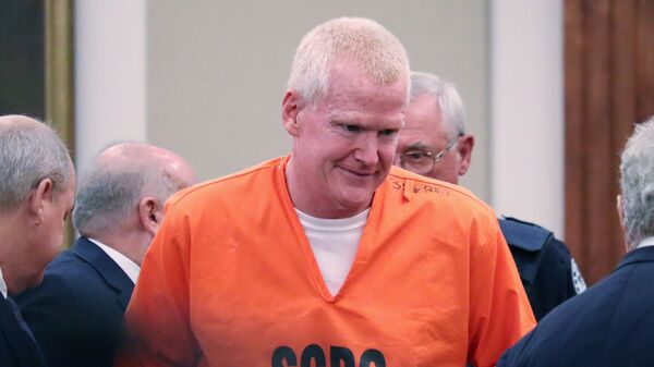 Disbarred attorney Alex Murdaugh in court in Beaufort, S.C., Sept. 14, 2023. (AP Photo/James Pollard, File)