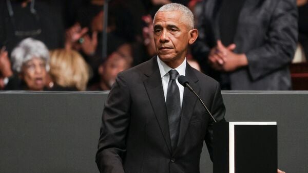 Former US President Barack Obama opens up about facing genuine tensions with his wife during Trump's first term.