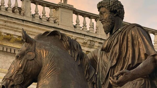 Marcus Aurelius statue from Rome.