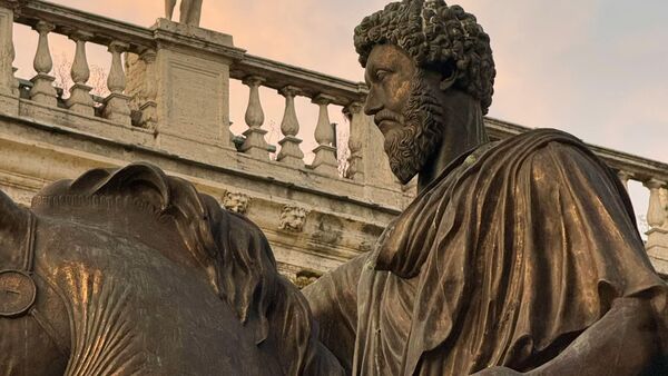 Marcus Aurelius statue from Rome.