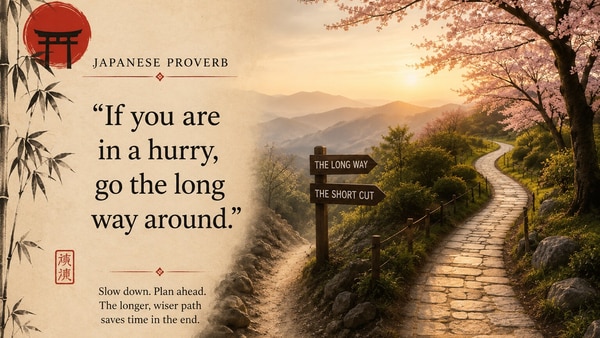 Japanese Proverb of the day