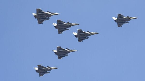 A file image of the Rafale aircraft