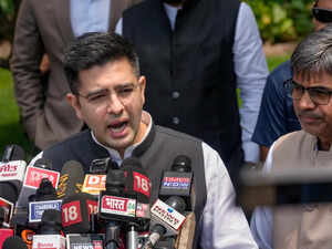 Raghav Chadha meets President Murmu