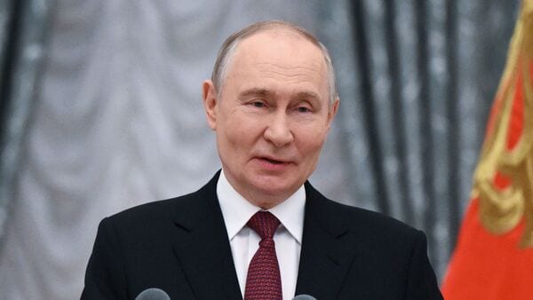 File photo distributed by the Russian state agency Sputnik of Russian President Vladimir Putin