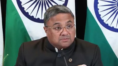 Ministry of External Affairs' secretary (west) Sibi George cited religious diversity of India. (ANI Photo) Ministry of External Affairs' secretary (west) Sibi George cited religious diversity of India. (ANI Photo)