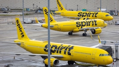 Spirit Airlines has suspended operations at Atlantic City International Airport and nationwide, canceling all flights and customer service. (REUTERS)