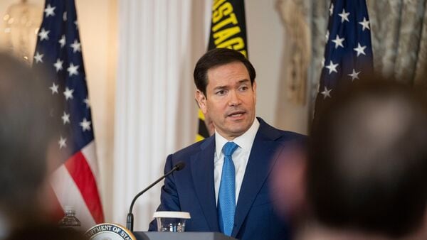 A file image of US Secretary of State Marco Rubio