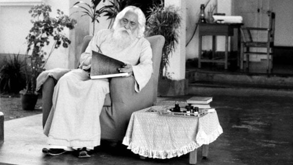 Victor Banerjee as Rabindranath Tagore in a still from 'Thinking of Him'