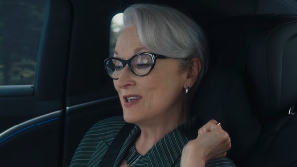 Meryl Streep in a still from The Devil Wears Prada 2.
