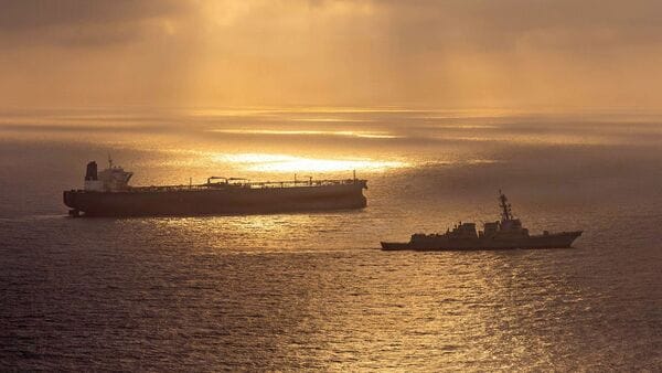 A file image of an oil tanker