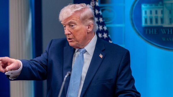 US President Donald Trump also accused Iran of backing attacks against Americans and suppressing protests within the country. Photographer: Daniel Heuer/Bloomberg/file