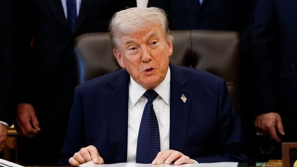 The US President suggested that Iran could agree not to operate certain underground nuclear facilities. Photographer: Will Oliver/EPA/Bloomberg