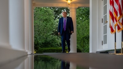 President Donald Trump at the White House Rose Garden, Monday, May 11 (AP) President Donald Trump at the White House Rose Garden, Monday, May 11 (AP)