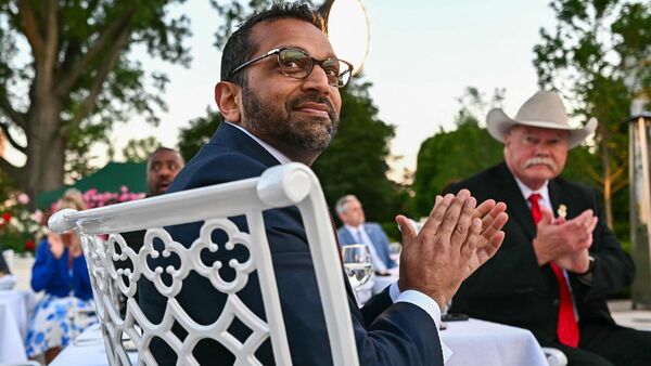 Federal Bureau of Investigation (FBI) director Kash Patel attends a Rose Garden Club dinner in honor of Police Week hosted by US President Donald Trump at the White House in Washington, DC, on May 11, 2026. (Photo by Kent NISHIMURA / AFP)