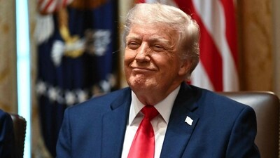 US President Donald Trump is now the headliner of the fair, Freedom 250 said in a statement. (AFP File)