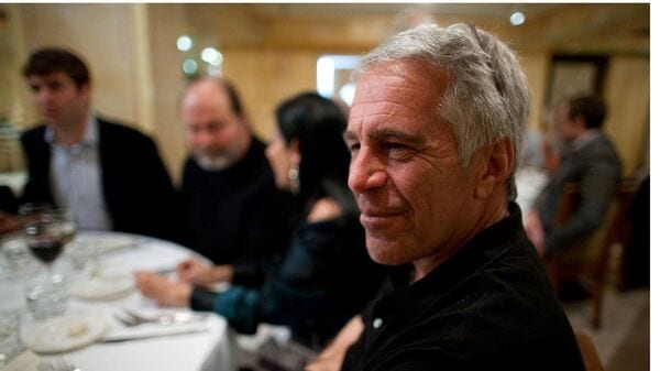 Late financier and convicted sex offender Jeffrey Epstein is seen in this image from the U.S. Justice Department’s file of Epstein