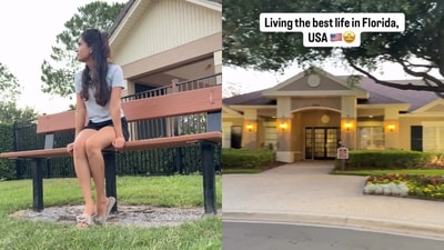 An Indian woman shared why Florida’s beaches, pools and community amenities made her never want to leave. (Instagram/majokas.in.usa)