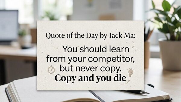 Quote of the Day by Jack Ma
