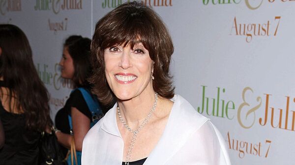 New York, New York - July 30, 2009: Director-Producer-Writer Nora Ephron at the New York Premiere of Columbia Pictures' comedy JULIE & JULIA at the Ziegfeld Theatre.