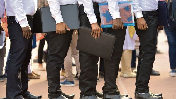 According to the US Labor Department, initial jobless claims increased by 13,000 to 225,000 for the week ended May 30, the highest level since early February. (Photo by Sanchit Khanna/ Hindustan Times) - Representative Image