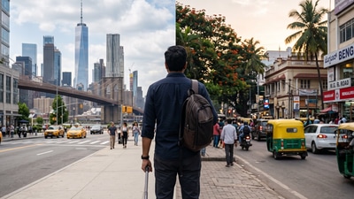 An Indian-origin man was surprised that basic living costs in Bengaluru could touch nearly  ₹1.5 lakh per month. (Representational image/Gemini AI generated)