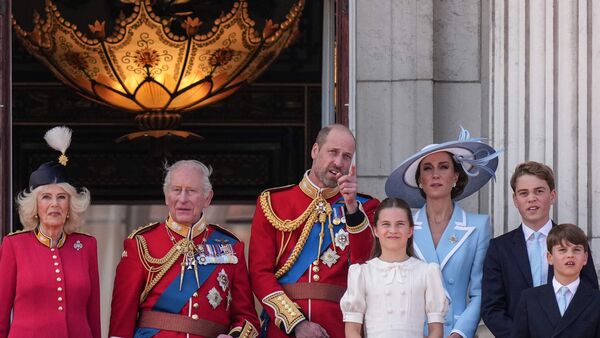 King Charles, Prince William disclose their personal tax obligations | File image of Britain's Queen Camilla, Britain's King Charles III, Britain's Prince William, Prince of Wales, Britain's Catherine, Princess of Wales, Britain's Princess Charlotte of Wales, Britain's Prince George of Wales and Britain's Prince Louis of Wales