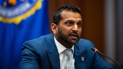 Kash Patel is accused of violating FBI protocols by revealing premature details of arrests tied to a potential attack during the UFC event. (Bloomberg)