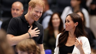 Prince Harry and Duchess Meghan have accepted King Charles III's invitation to stay at royal residences during their visit to England.(Photo by Odd ANDERSEN / AFP) (AFP)